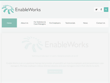 Tablet Screenshot of enableworks.co.uk